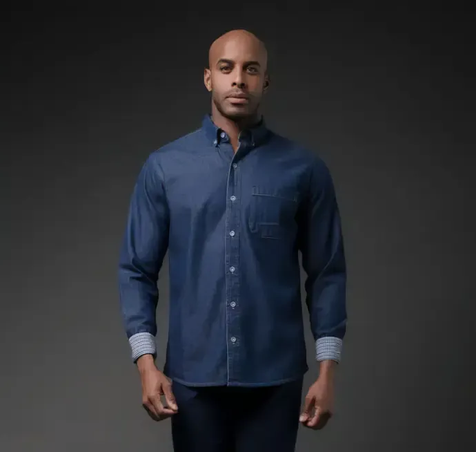 Camisa Mezclilla Élite BIBO de la línea ÚNICO