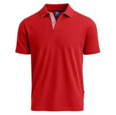 Playera polo Bibo Dry color Rojo