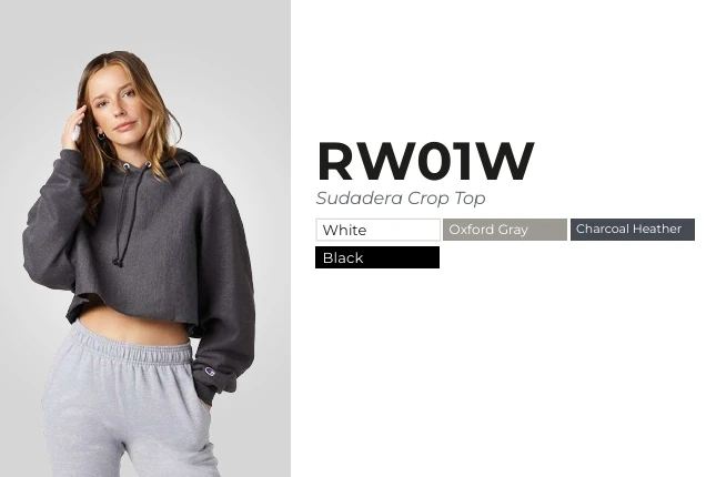 Sudadera Champion crop top